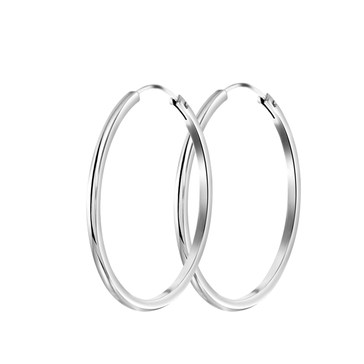 Ohrringe aus 925 Silber, 30 mm