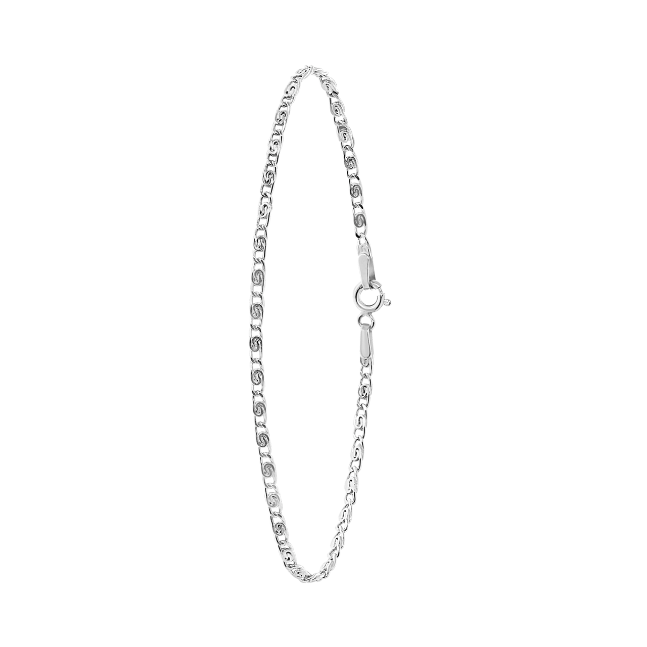Zilveren armband griekse schakel 2mm