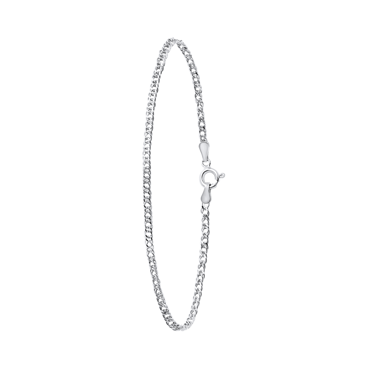 Armband aus 925 Silber mit doppeltem Gourmetglied