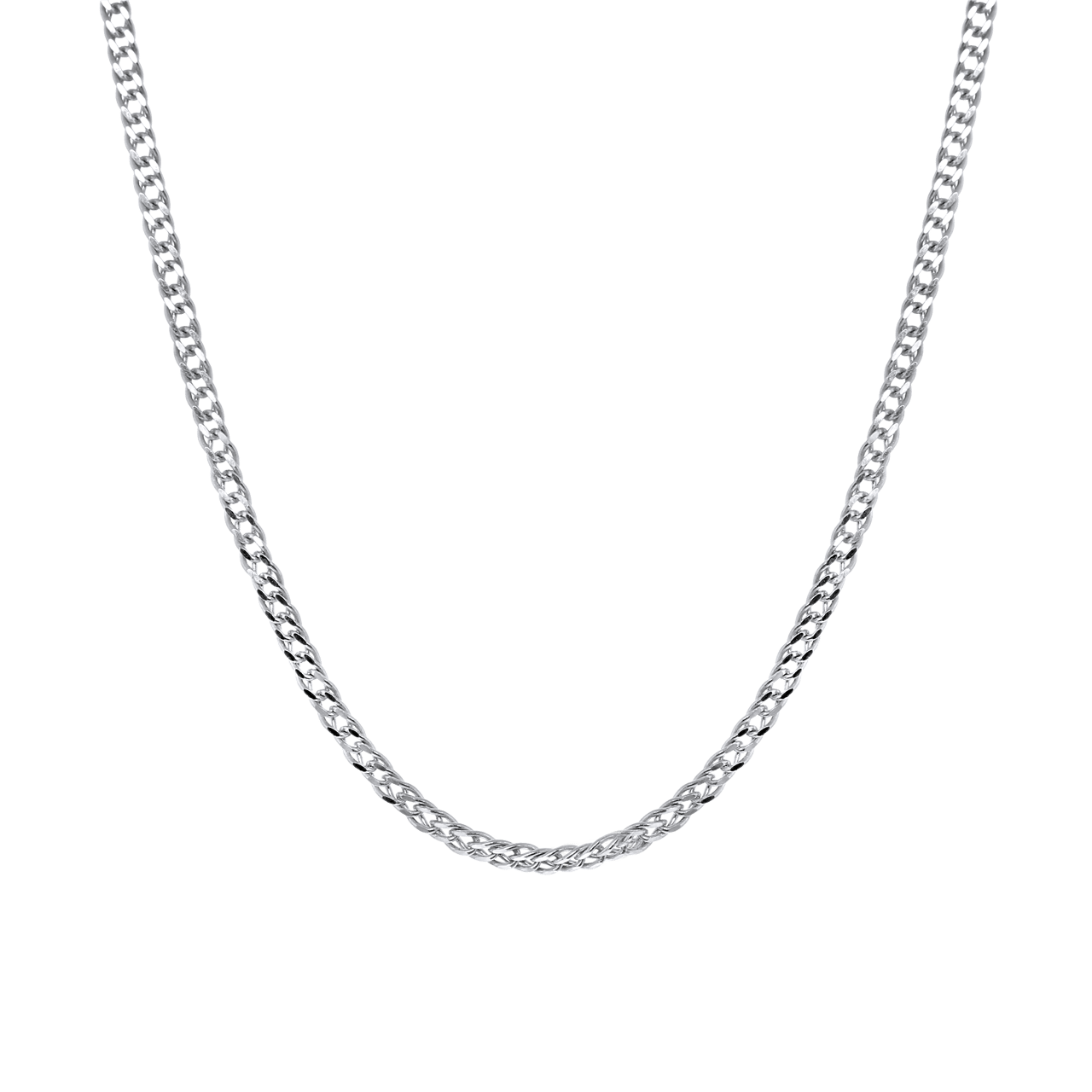 Kette aus 925 Silber mit Gourmetglied