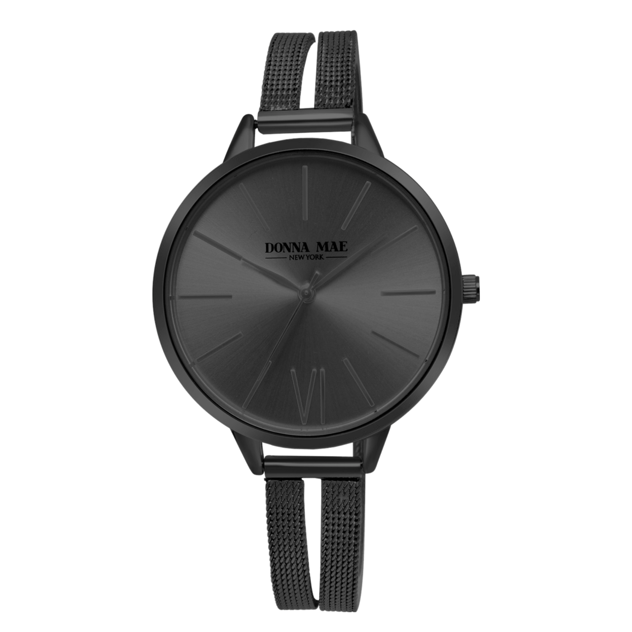 Donna Mae Dames Horloge Zwart