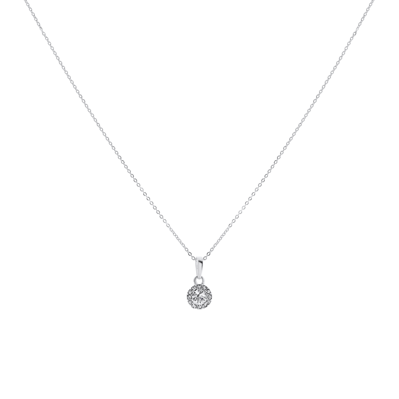 Zilverkleurige byoux ketting