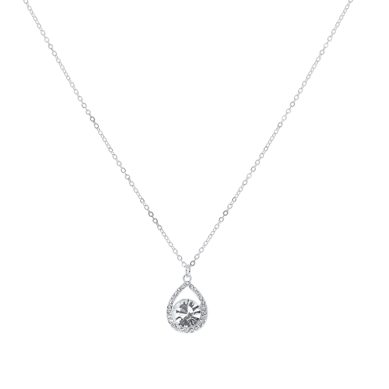 Zilverkleurige byoux ketting