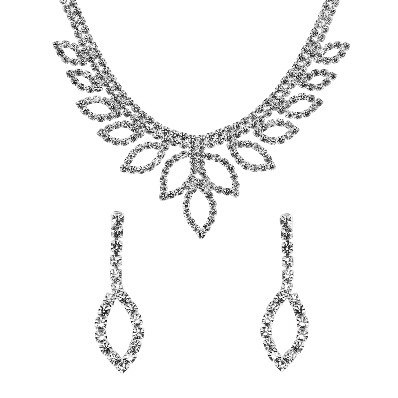 Red Carpet bijoux set ketting met oorbellen