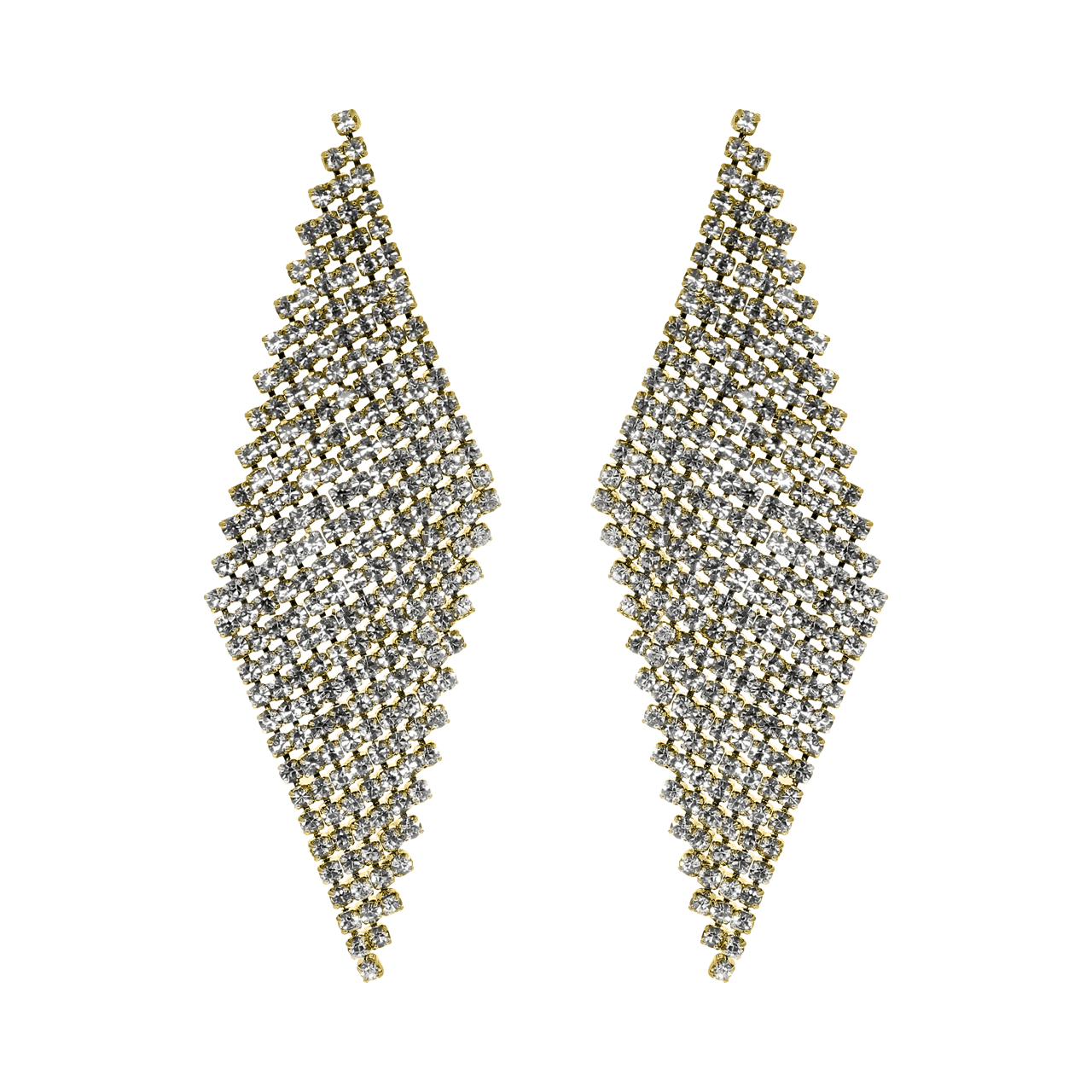 Red Carpet bijoux oorbellen zilverkleurig