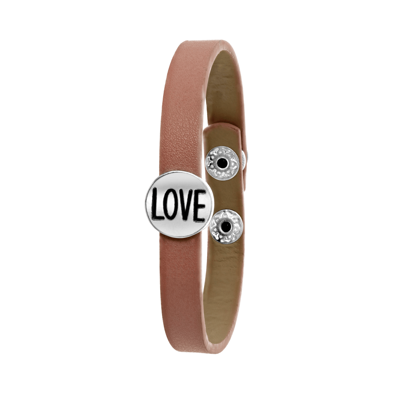 Byoux armband lichtroze love
