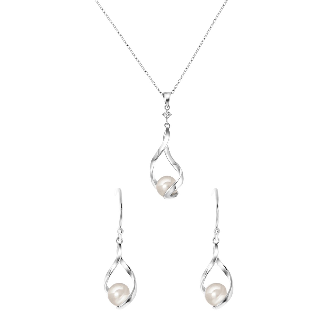 Eenhoorn ketting Happy wit met roze