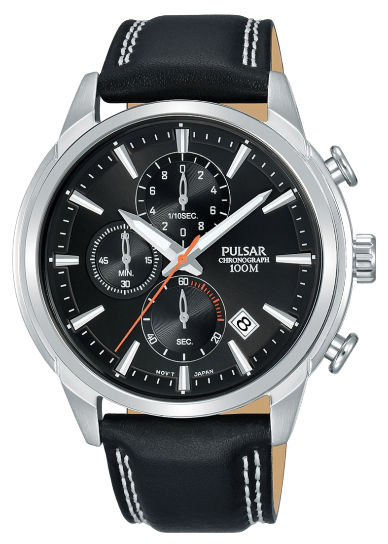 Pulsar stalen heren chronograaf horloge PM3119X1