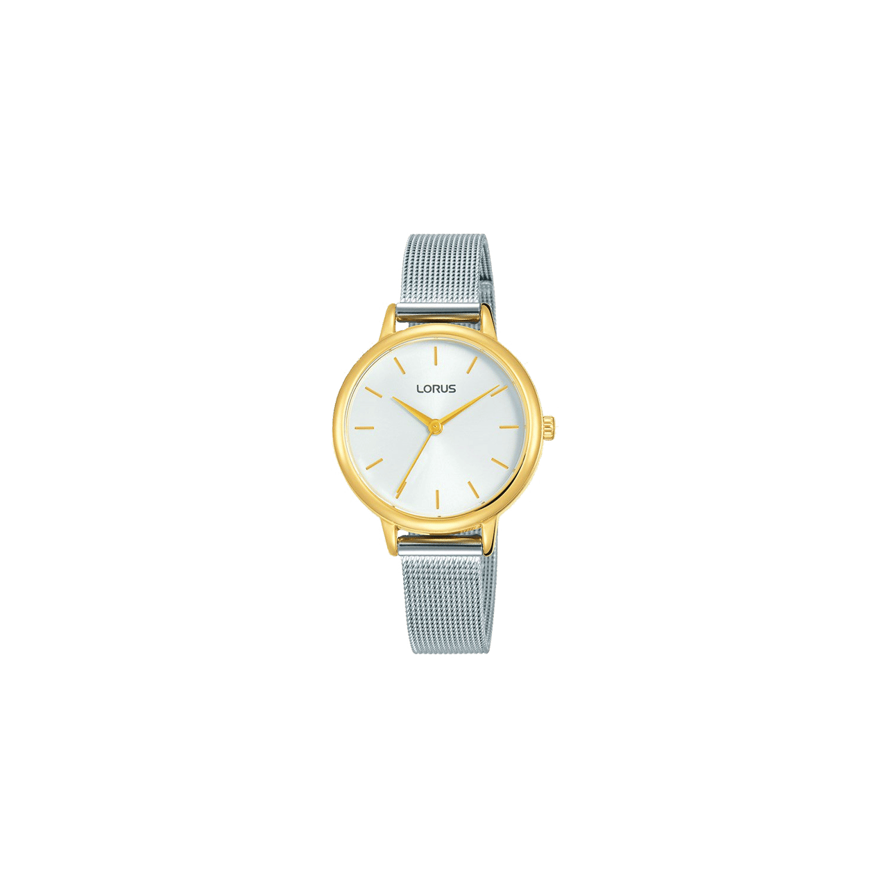 Lorus bicolor dames mesh horloge RG250NX9