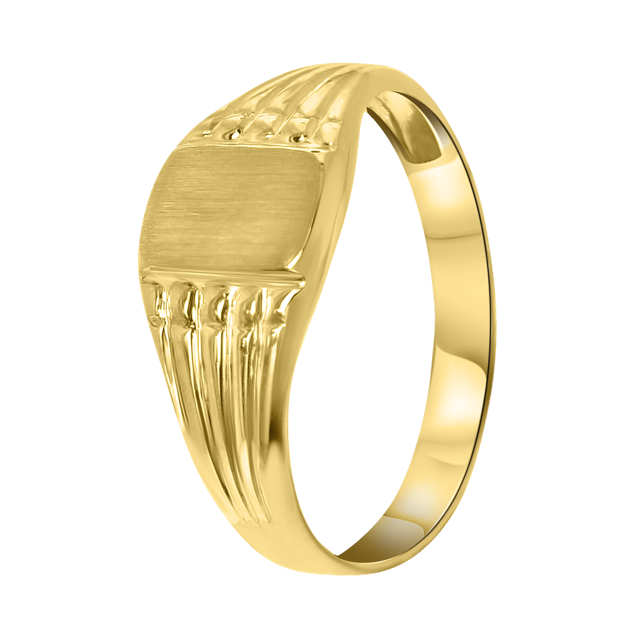 Kindersiegelring, 585 Gelbgold