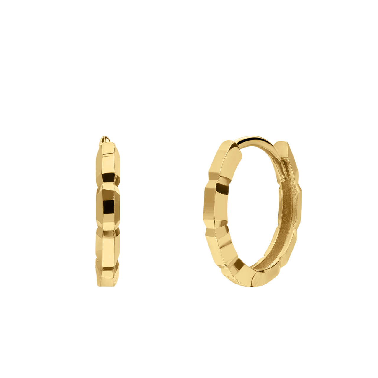 Ohrringe, Fantasie, aus 585 Gelbgold