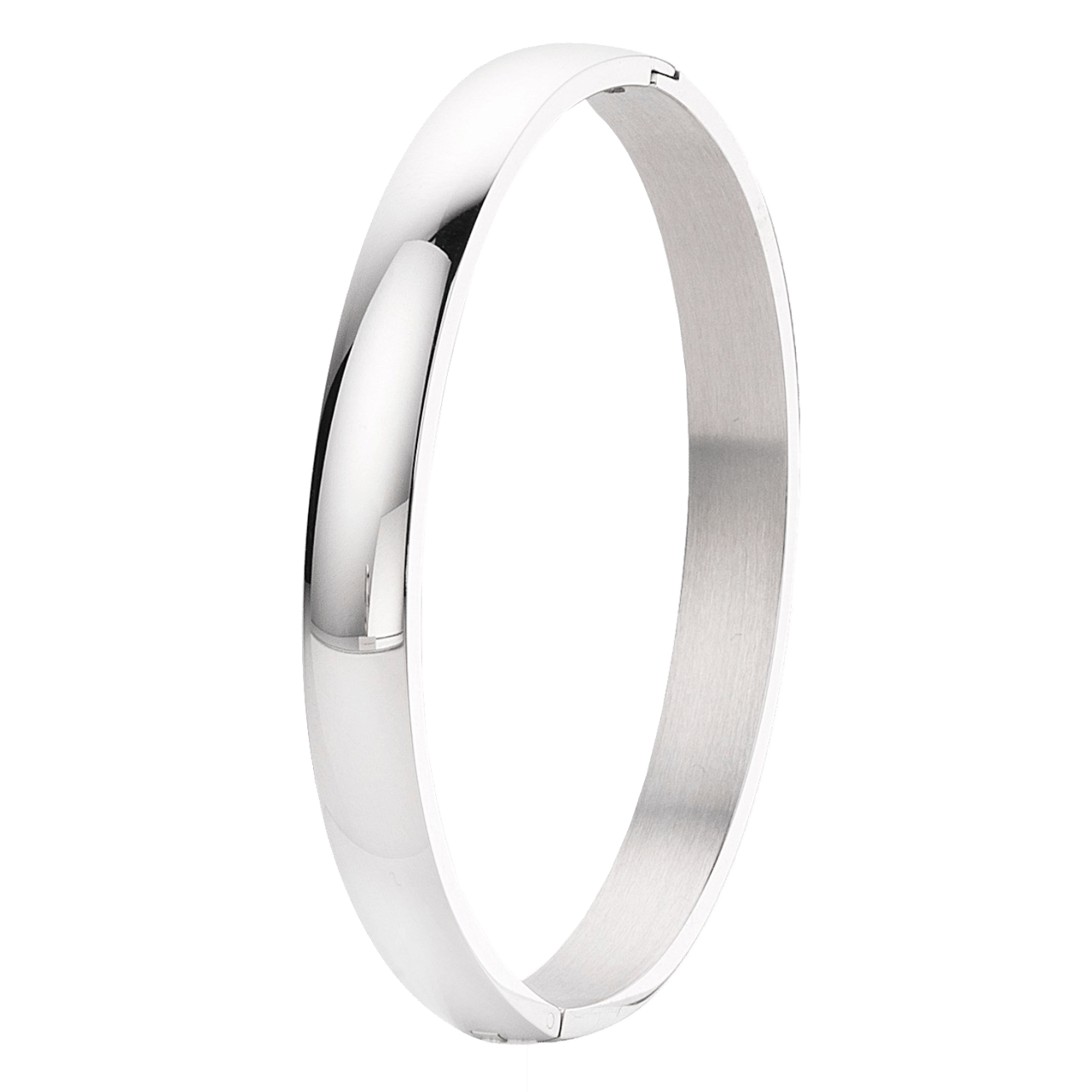 Gerecycled stalen bangle 8mm