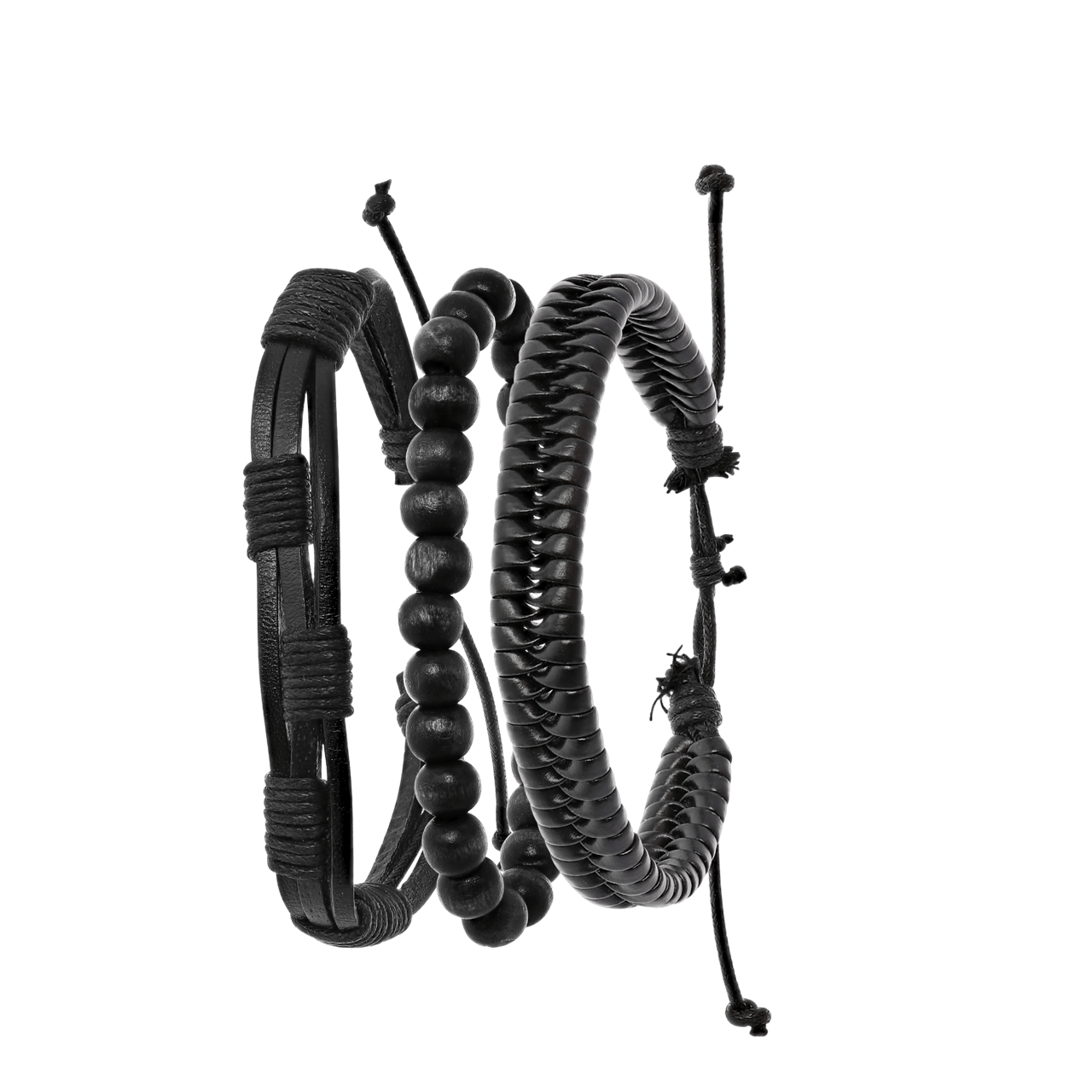 Bijoux goudkleurige herenarmbanden set