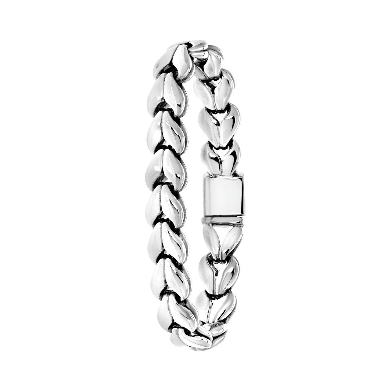 Stalen armband fantasieschakel V