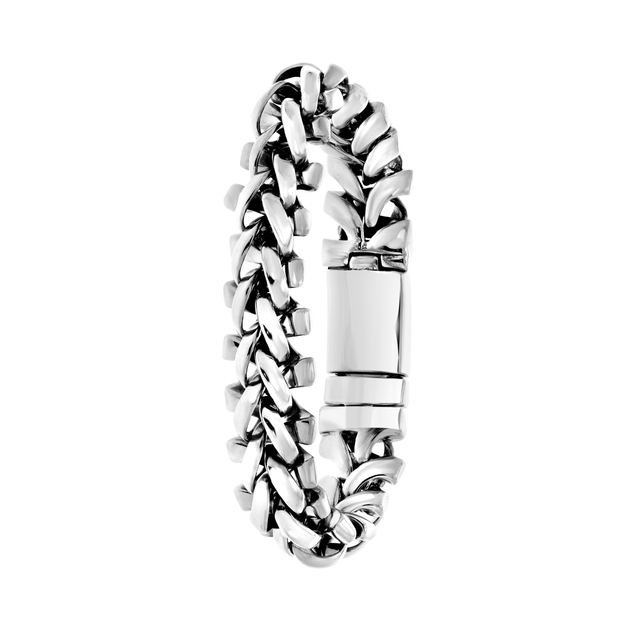 Stalen armband fantasieschakel