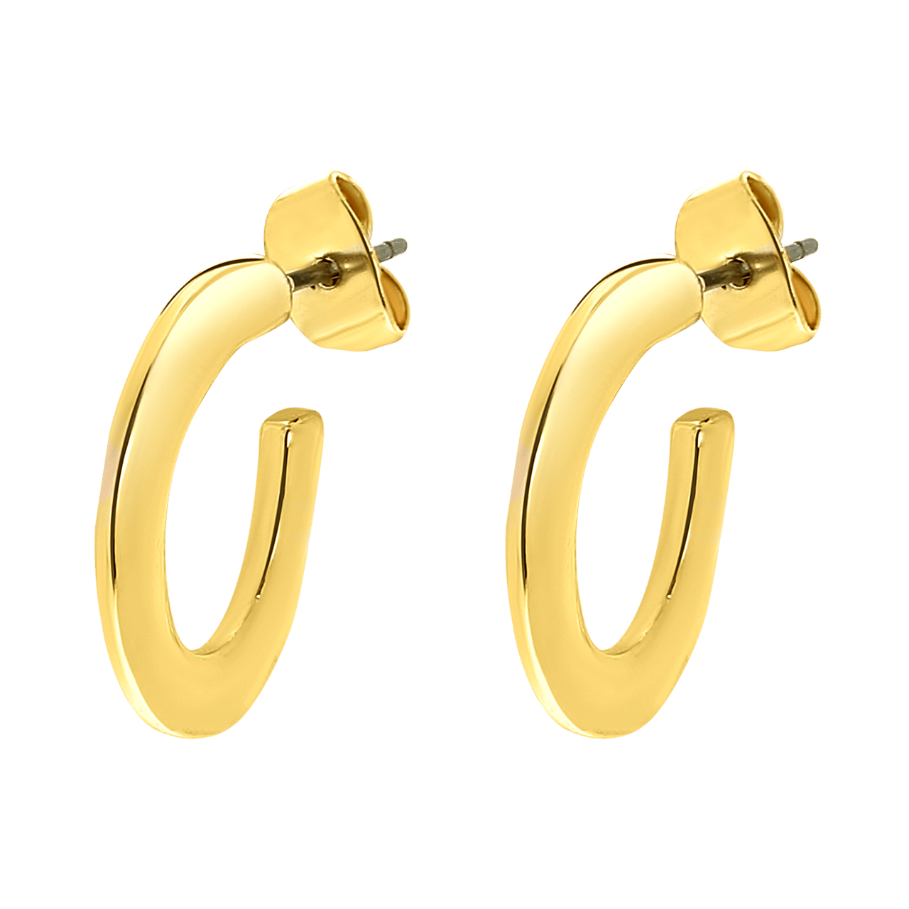 Bijoux goudkleurige oorringen voor dames