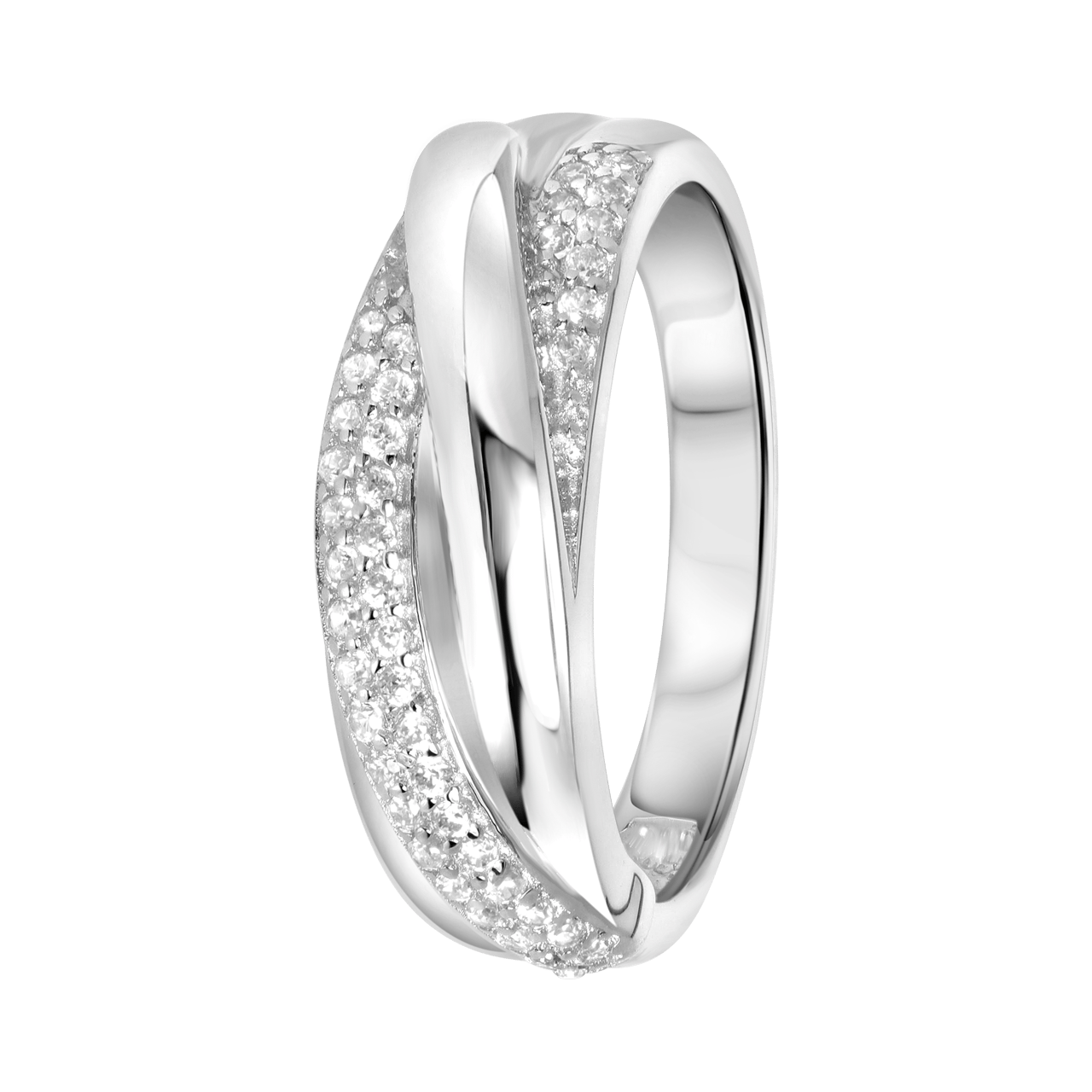 Ring, 925 Silber, mit Zirkonia