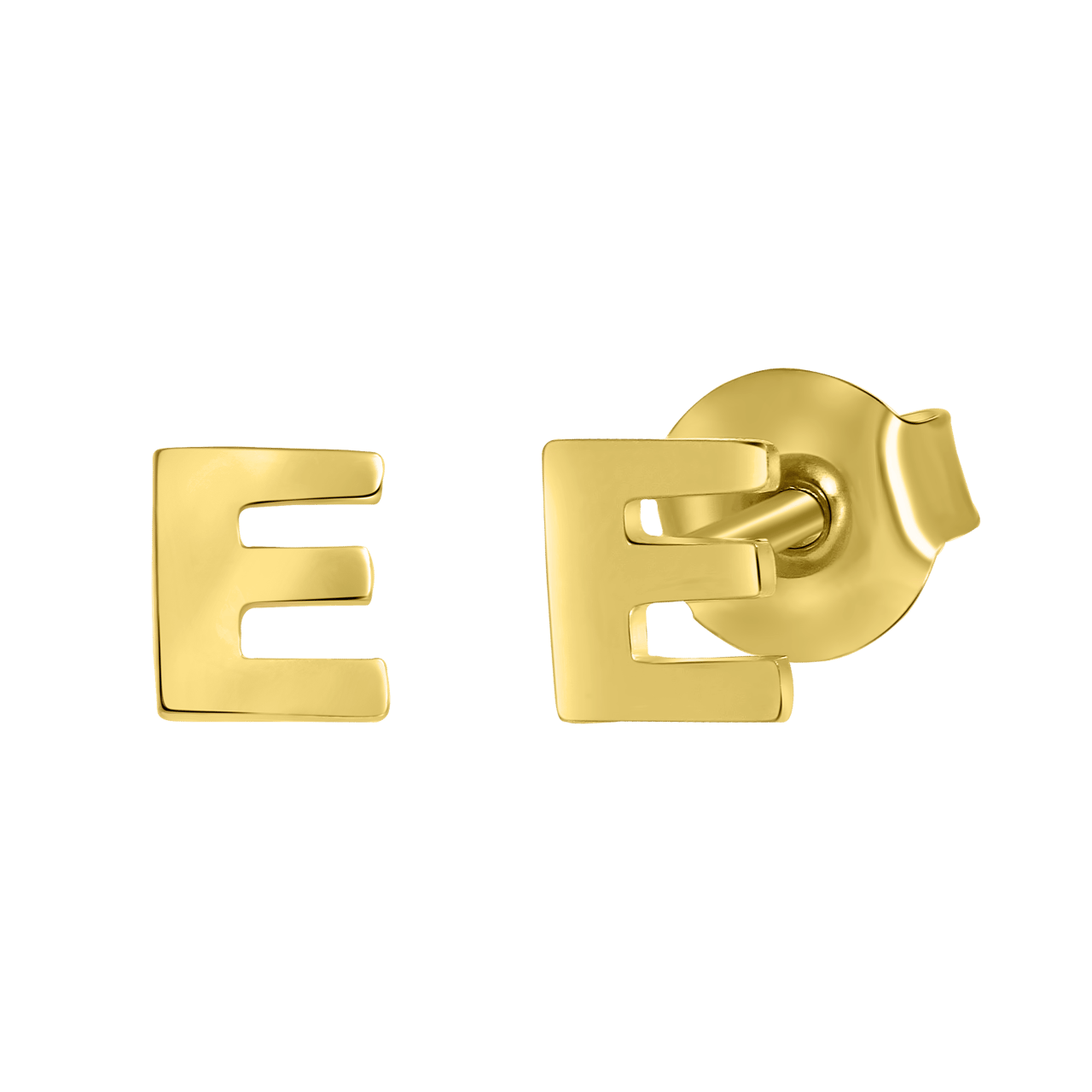 Ohrring Alphabet aus 585 Gelbgold, pro Stück