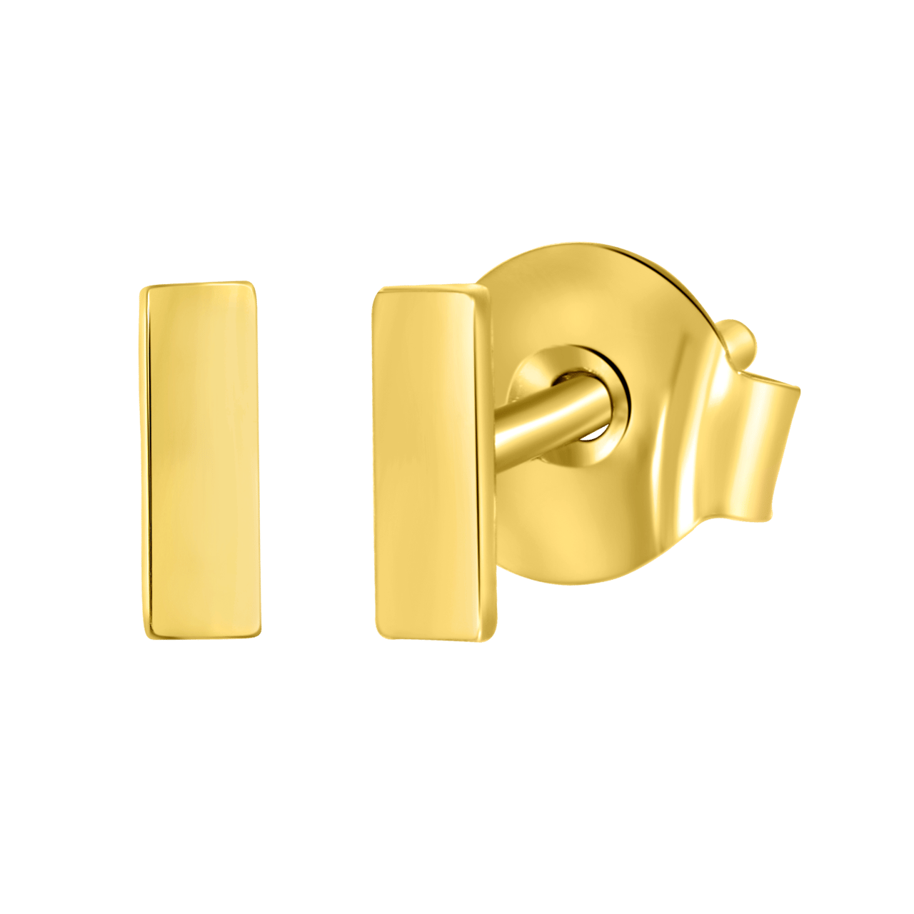 Ohrring Alphabet aus 585 Gelbgold, pro Stück
