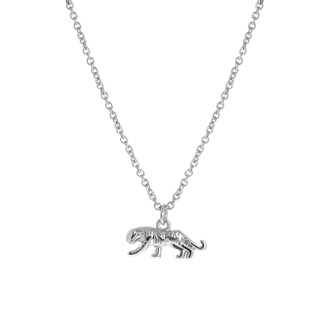 Zilveren bijoux ketting met dierenhanger voor dames