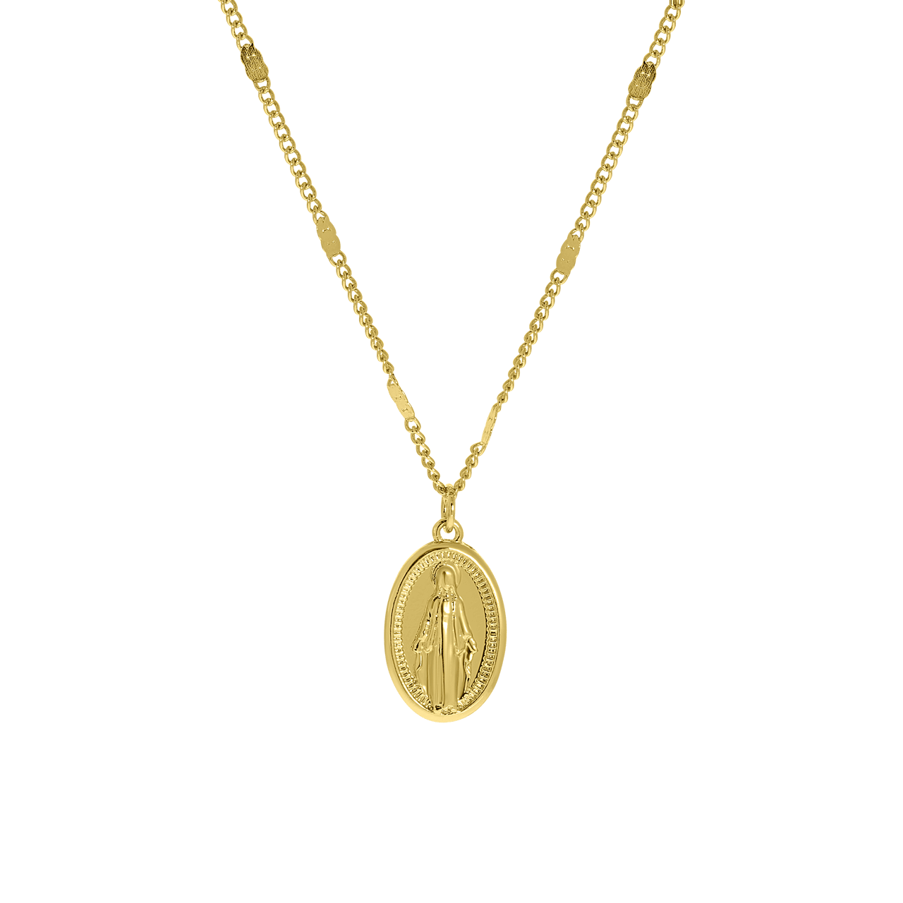 Bijoux goudkleurige ketting met hanger voor dames