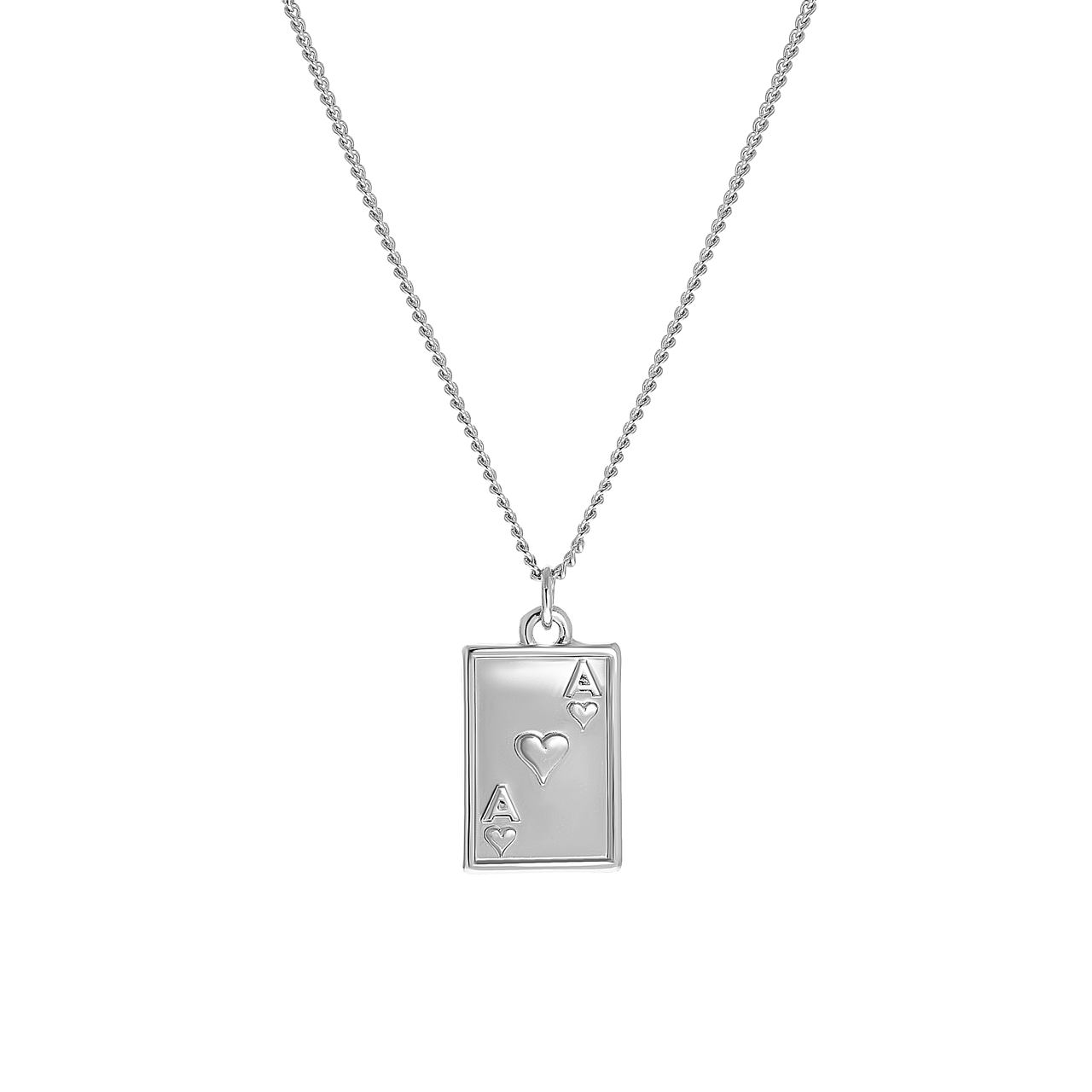 Bijoux zilverkleurige ketting met hanger munt voor dames