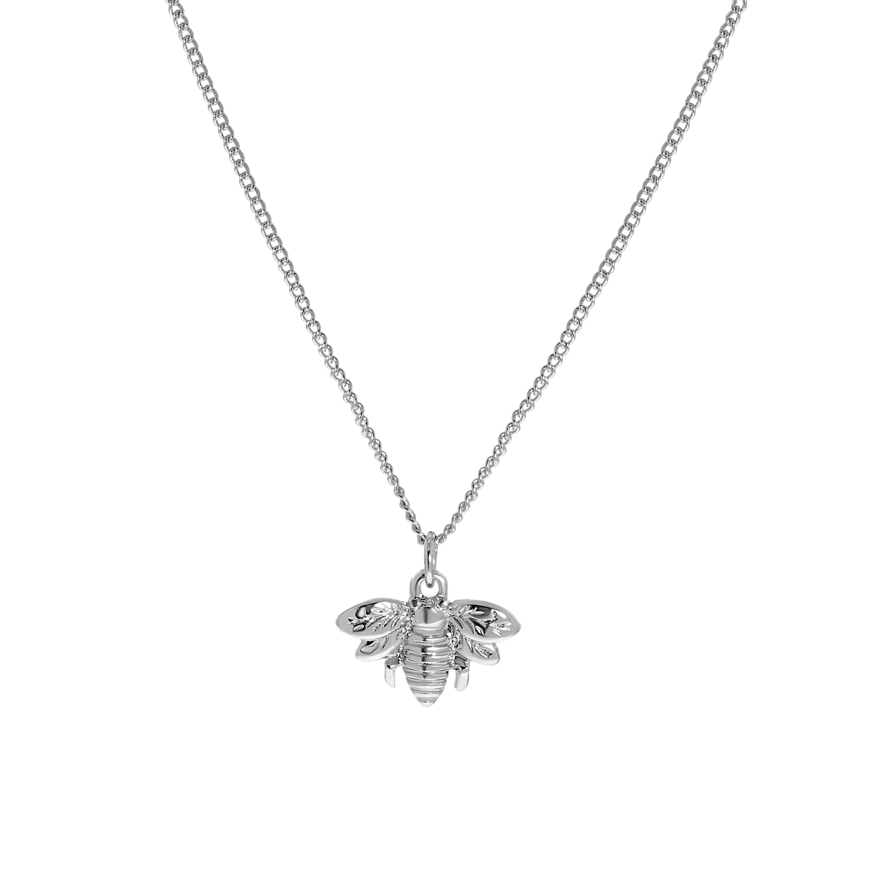 Bijoux zilverkleurige ketting met hanger voor dames
