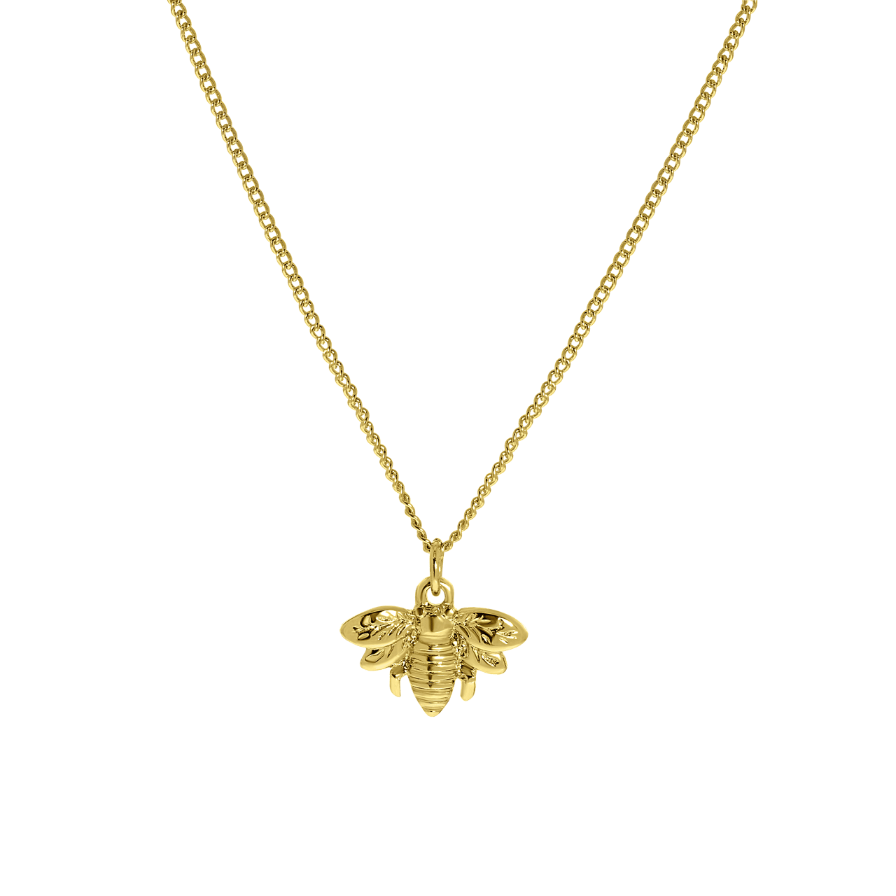 Goudkleurige byoux ketting bij