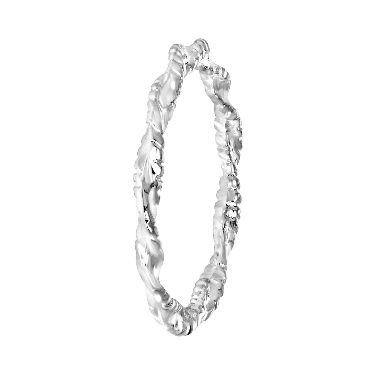 Bijoux zilverkleurige ring voor dames