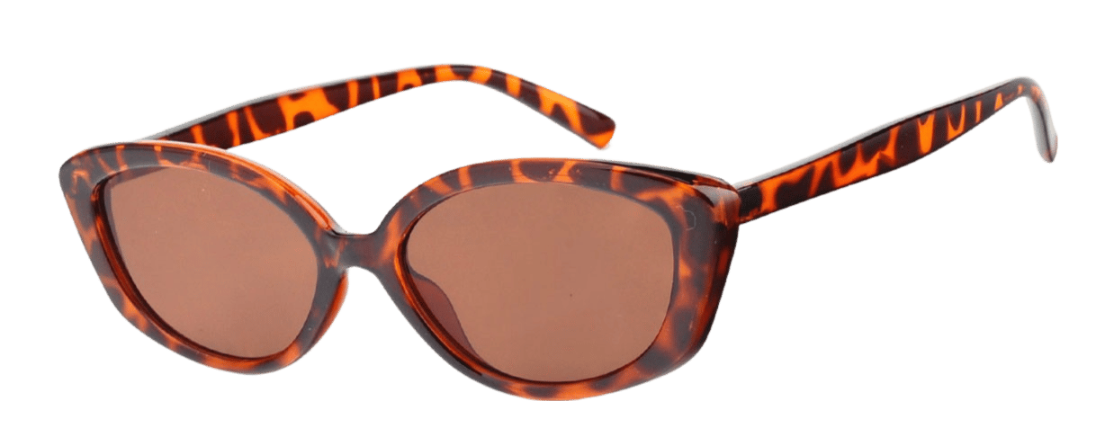 Sonnenbrille mit Leopardenprint