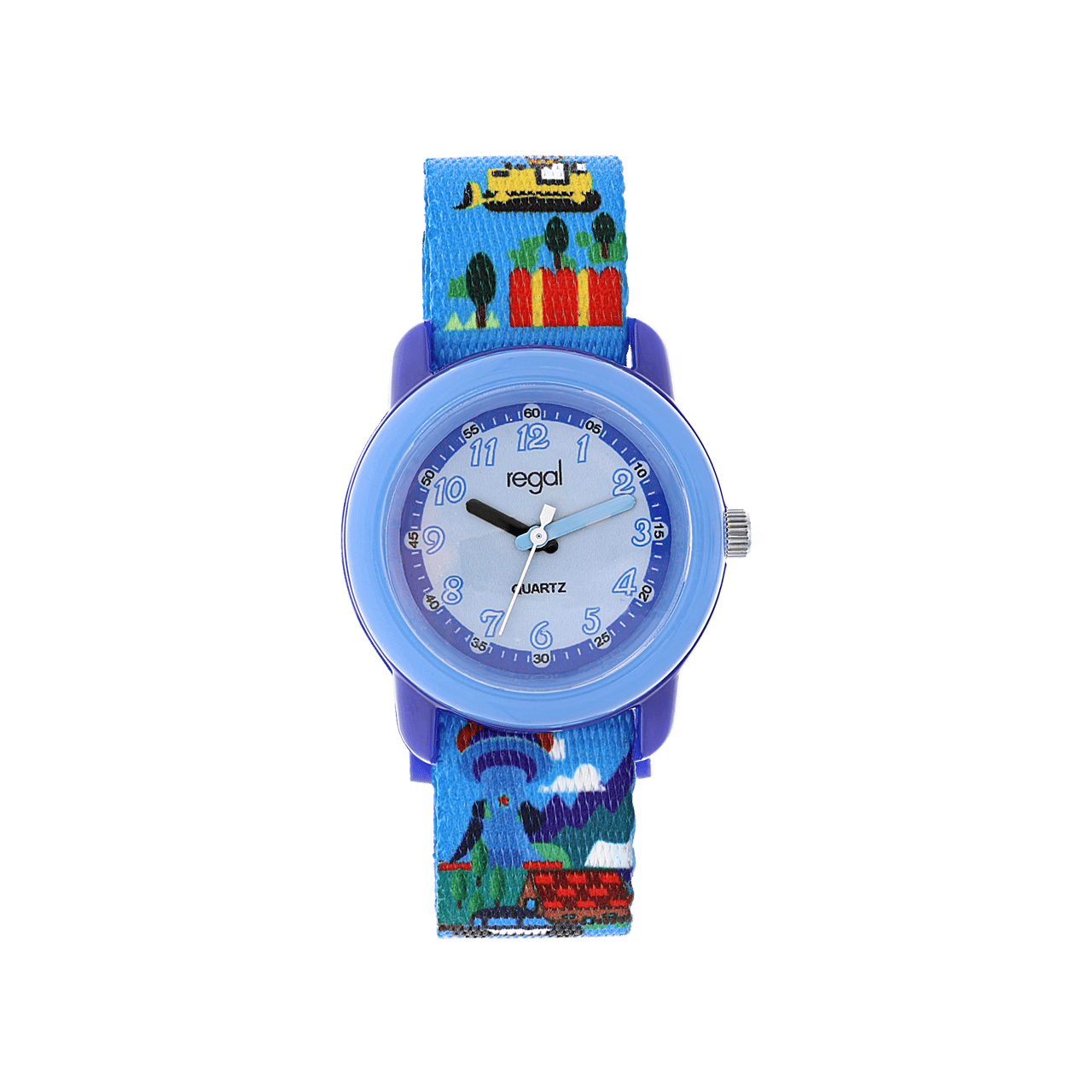 Regal Kinderuhr mit blauem Armband