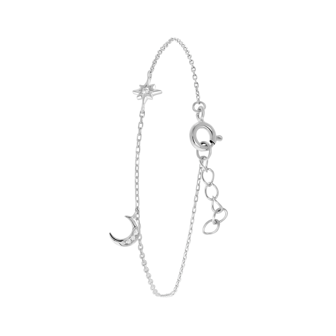 Silberarmband, Halbmond/Stern der Galaxis
