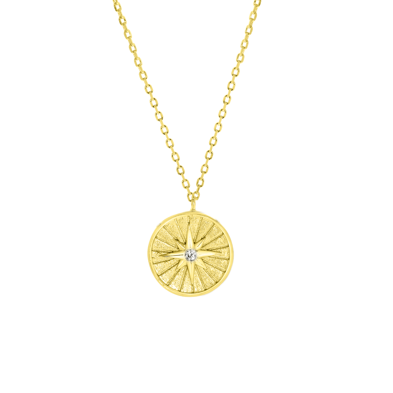 Zilveren goldplated ketting met hanger voor dames