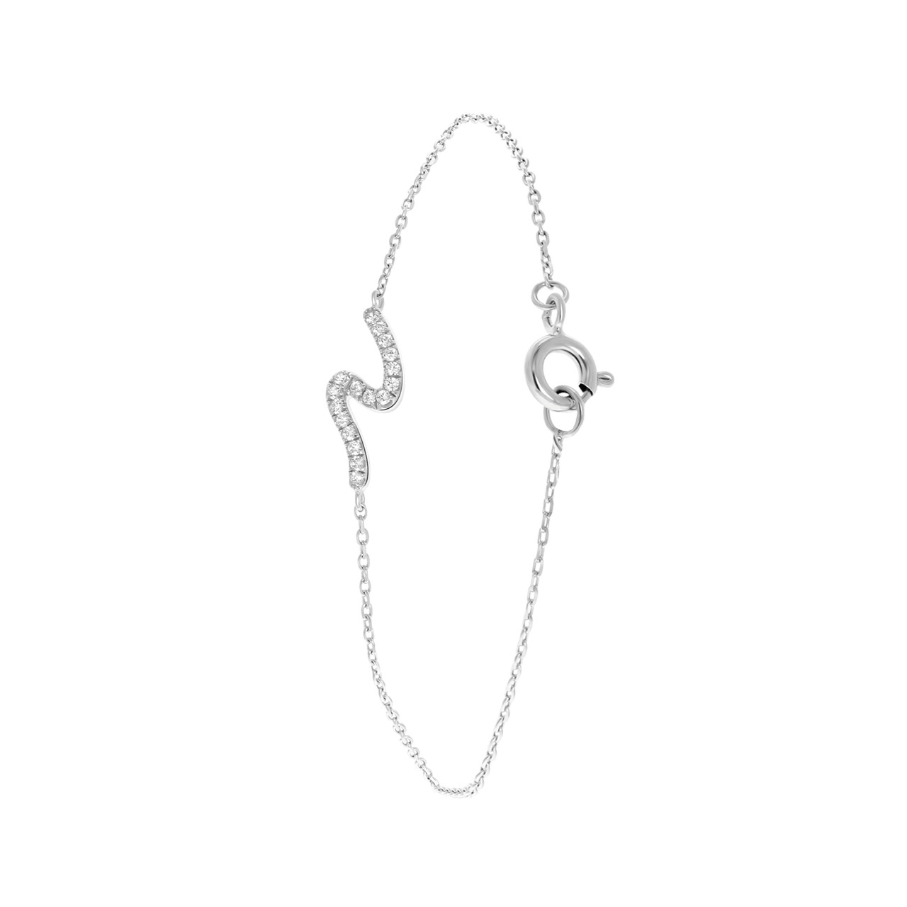 Zilveren armband golf met zirkonia