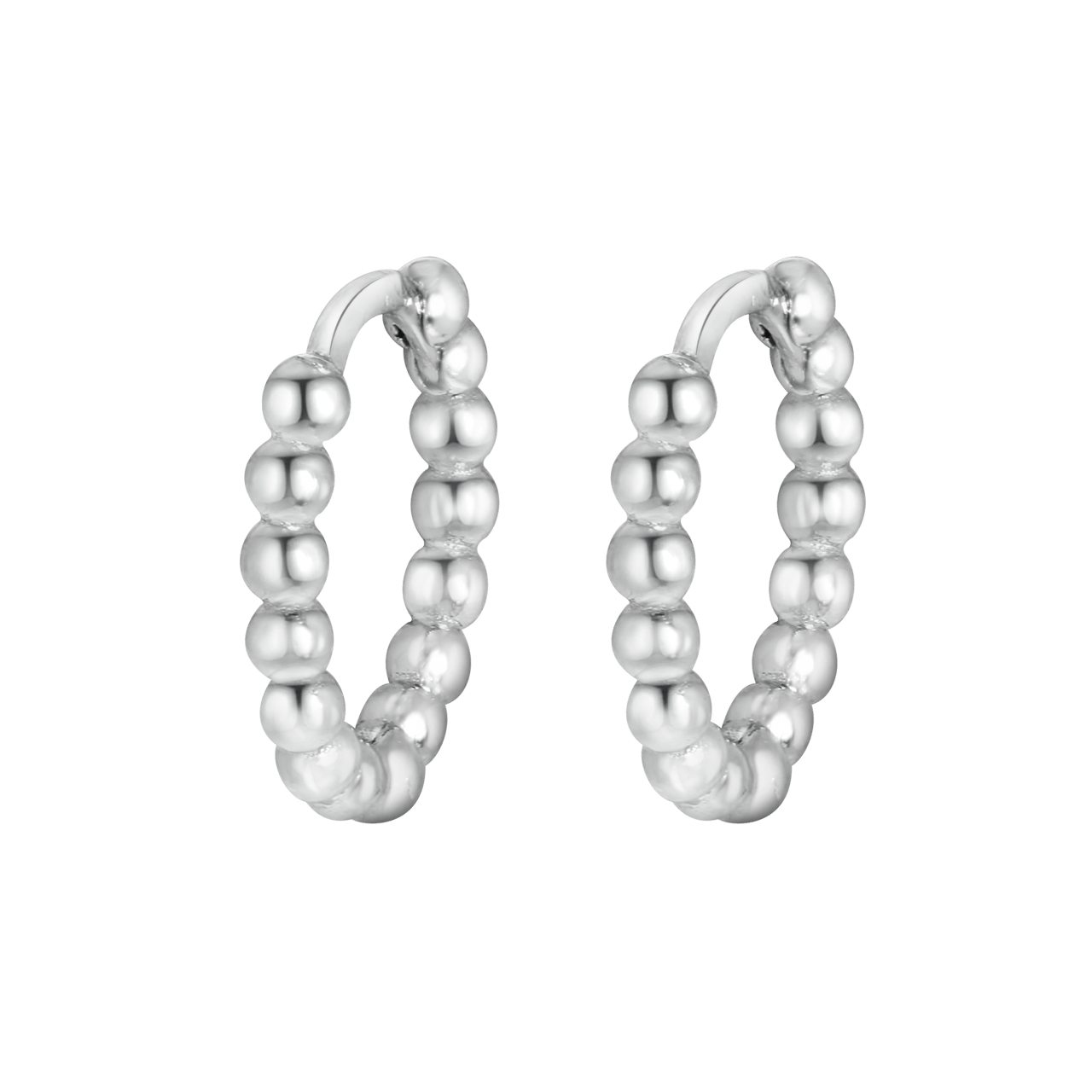 Ohrringe aus 925 Silber, Kugeln, 10 mm