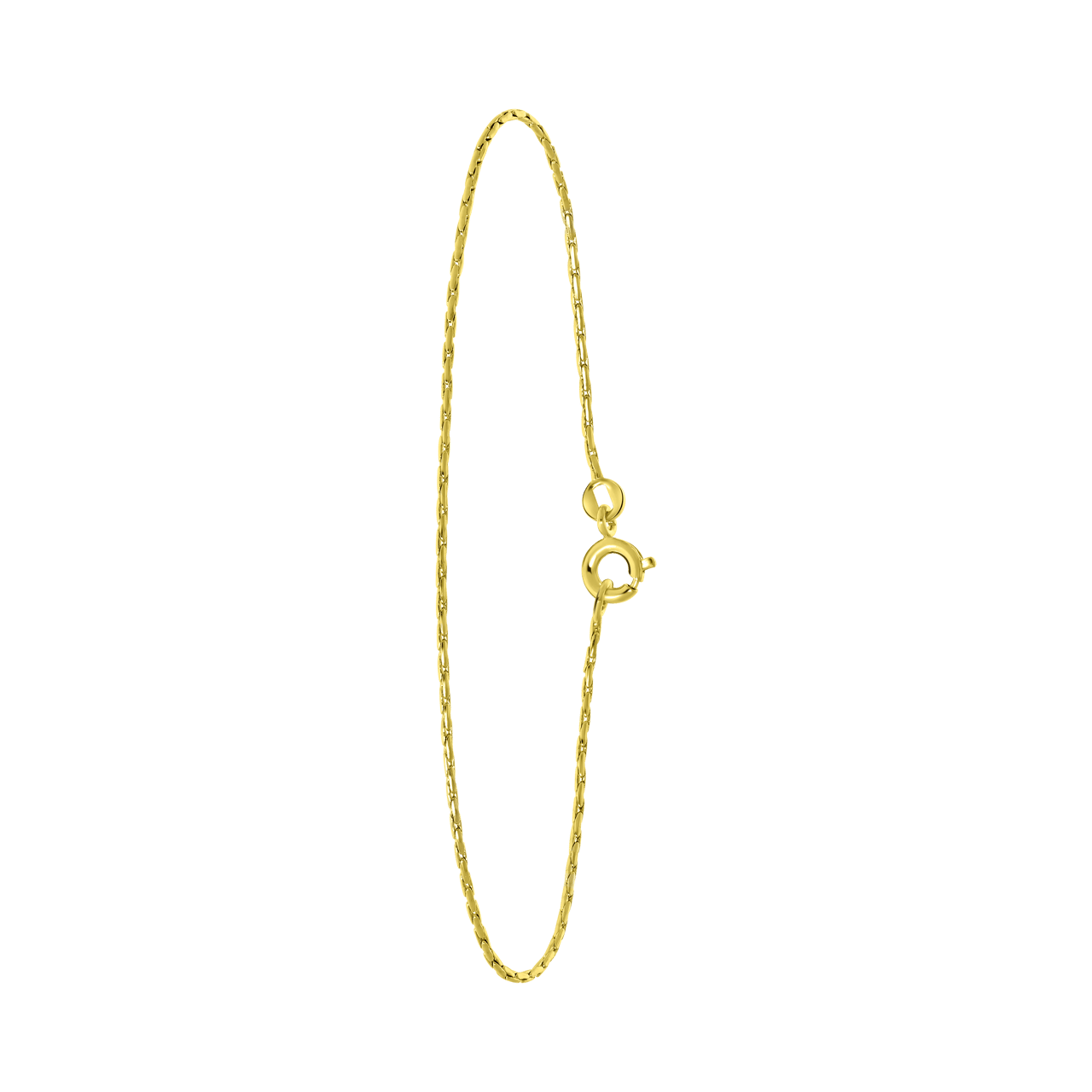 Goldplated fantasiearmband voor dames