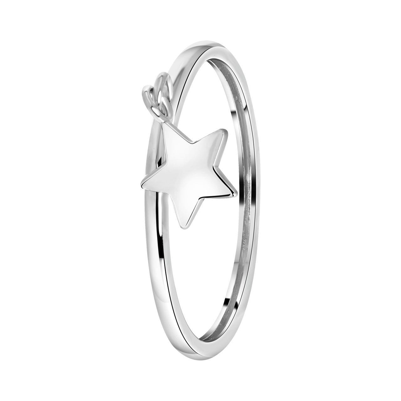 Ring, 925 Silber, Stern der Galaxis-Anhänger