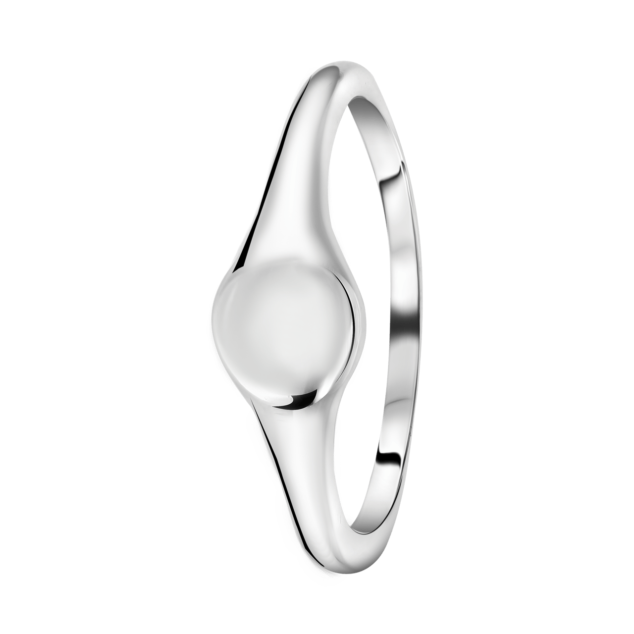 Siegelring aus Sterlingsilber, rund