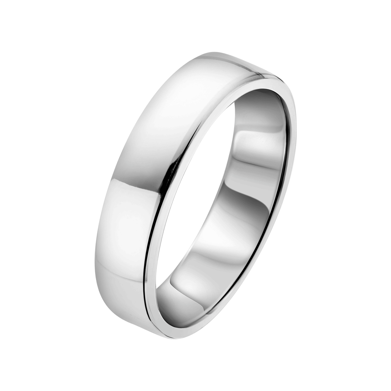 Silberring, glatt, 5 mm