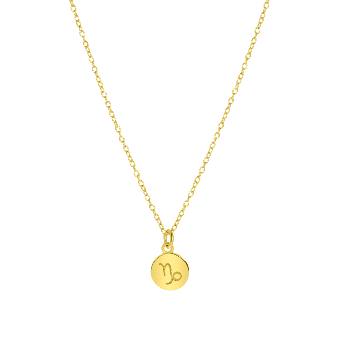 Zilveren goldplated ketting met hanger sterrenbeeld voor dames