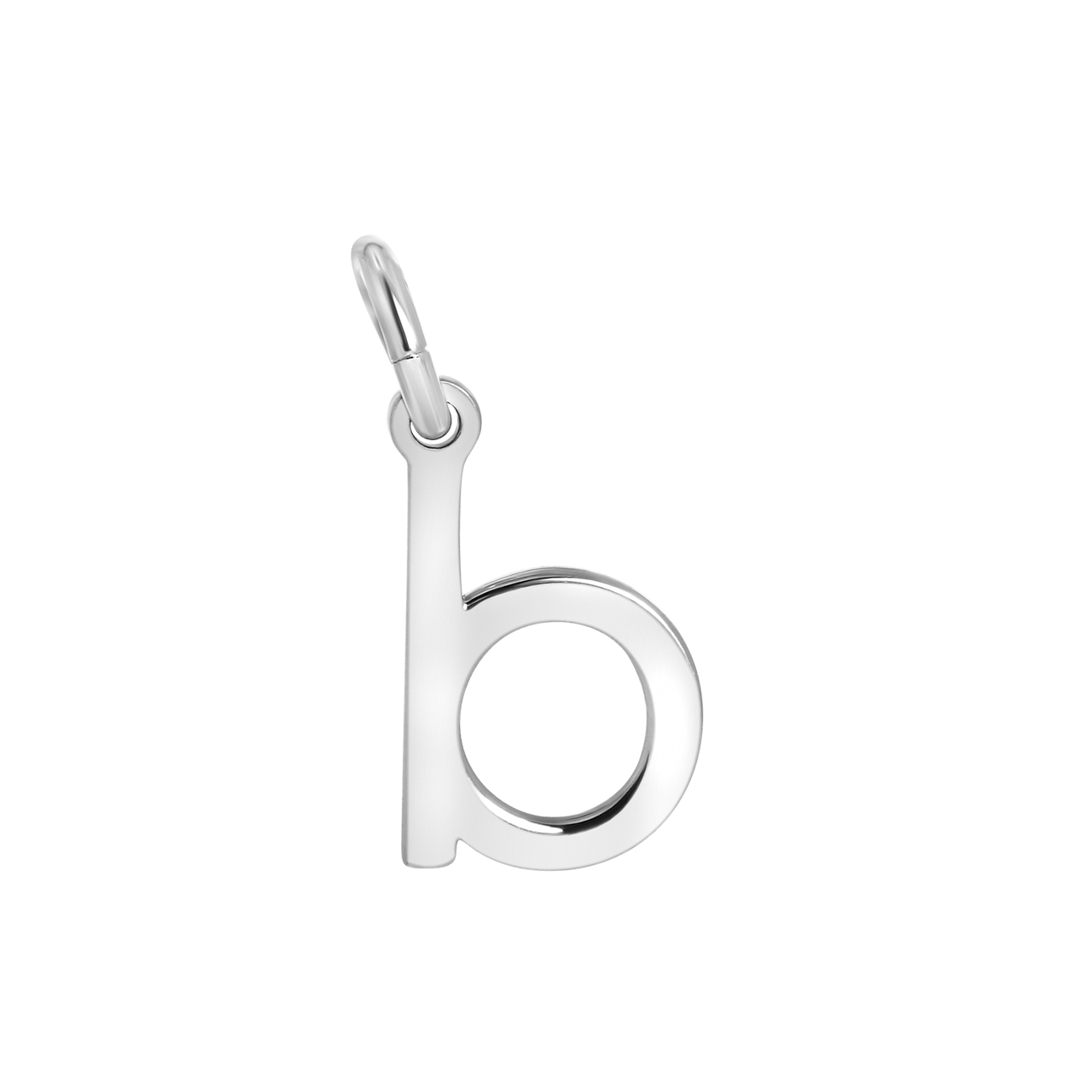 Zilveren hanger alfabet