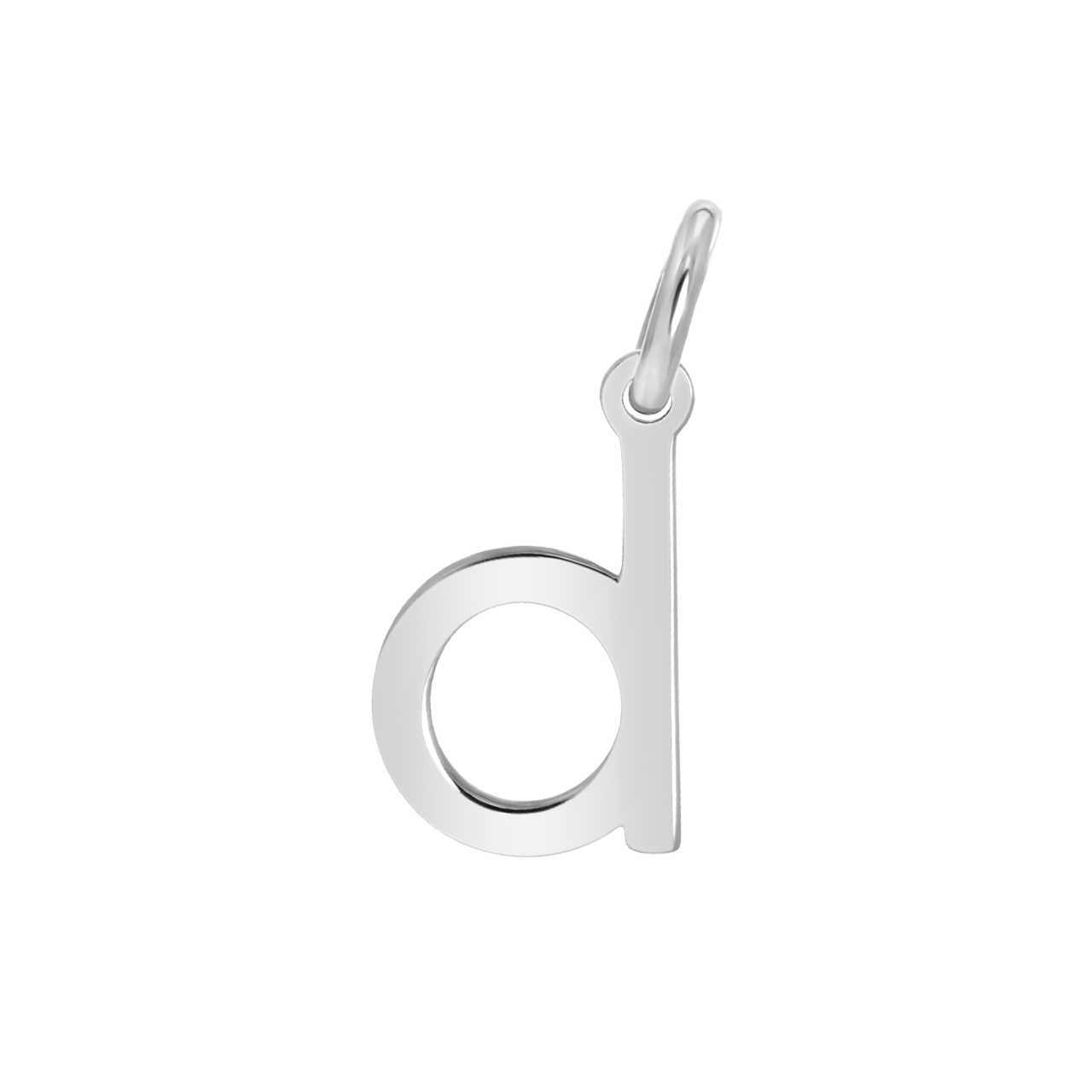Zilveren hanger alfabet