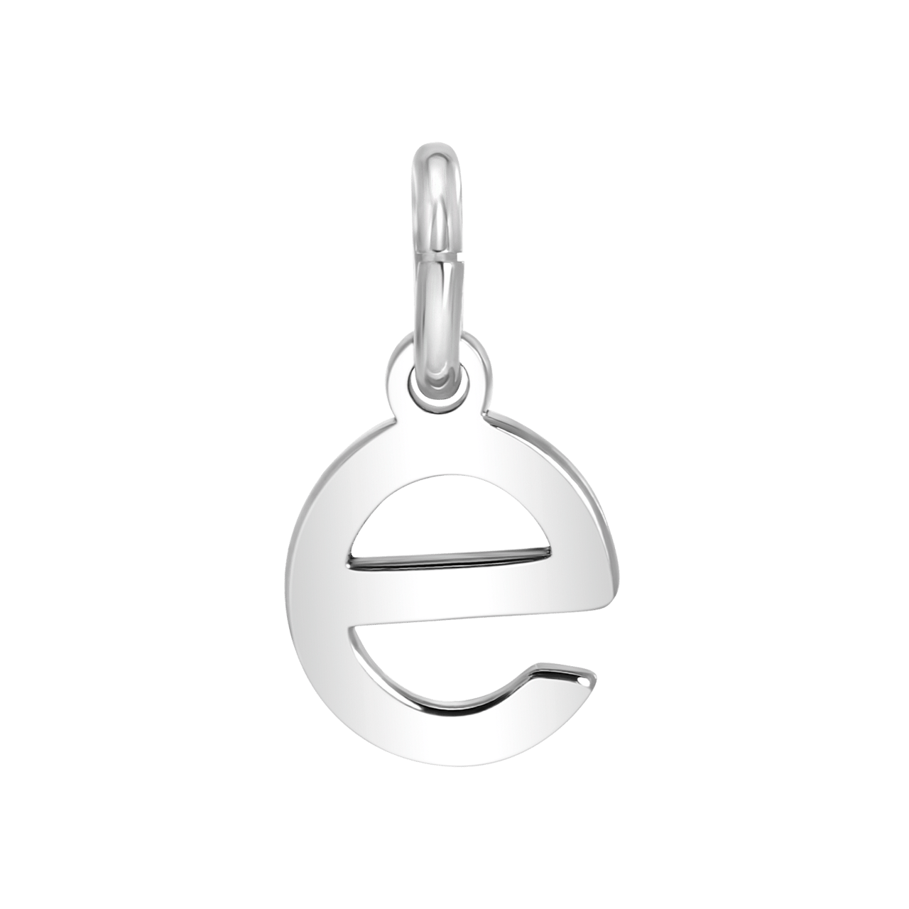 Zilveren hanger alfabet