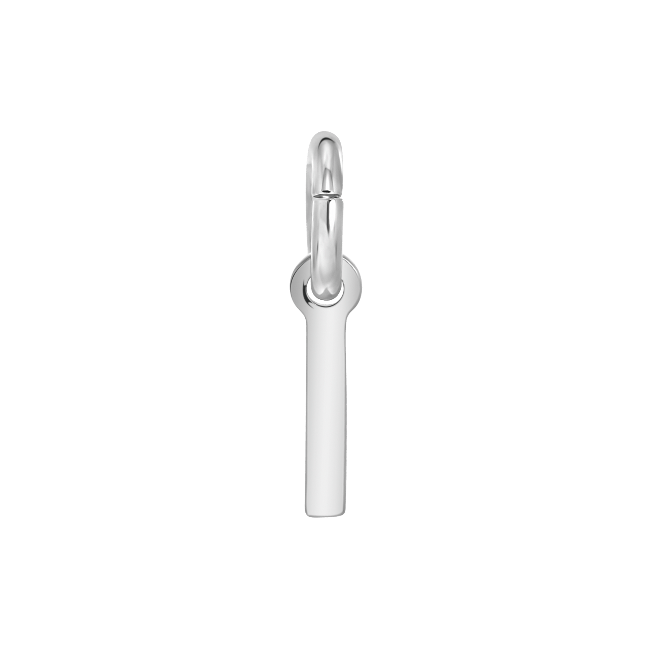 Zilveren hanger alfabet