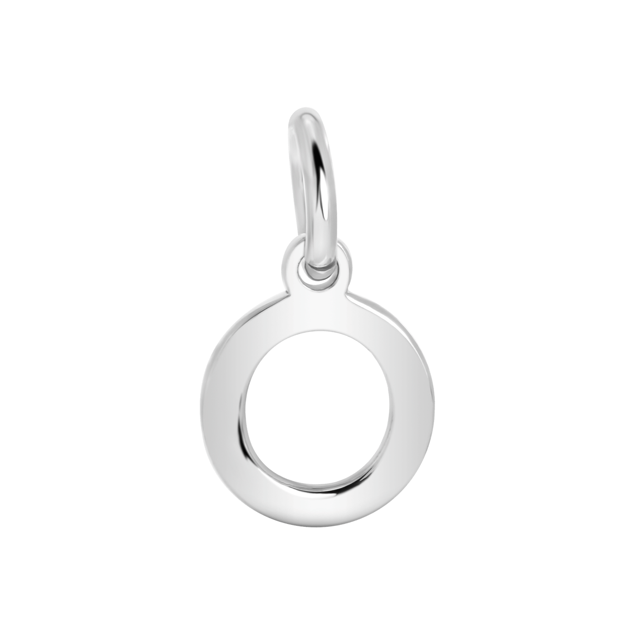 Zilveren hanger alfabet