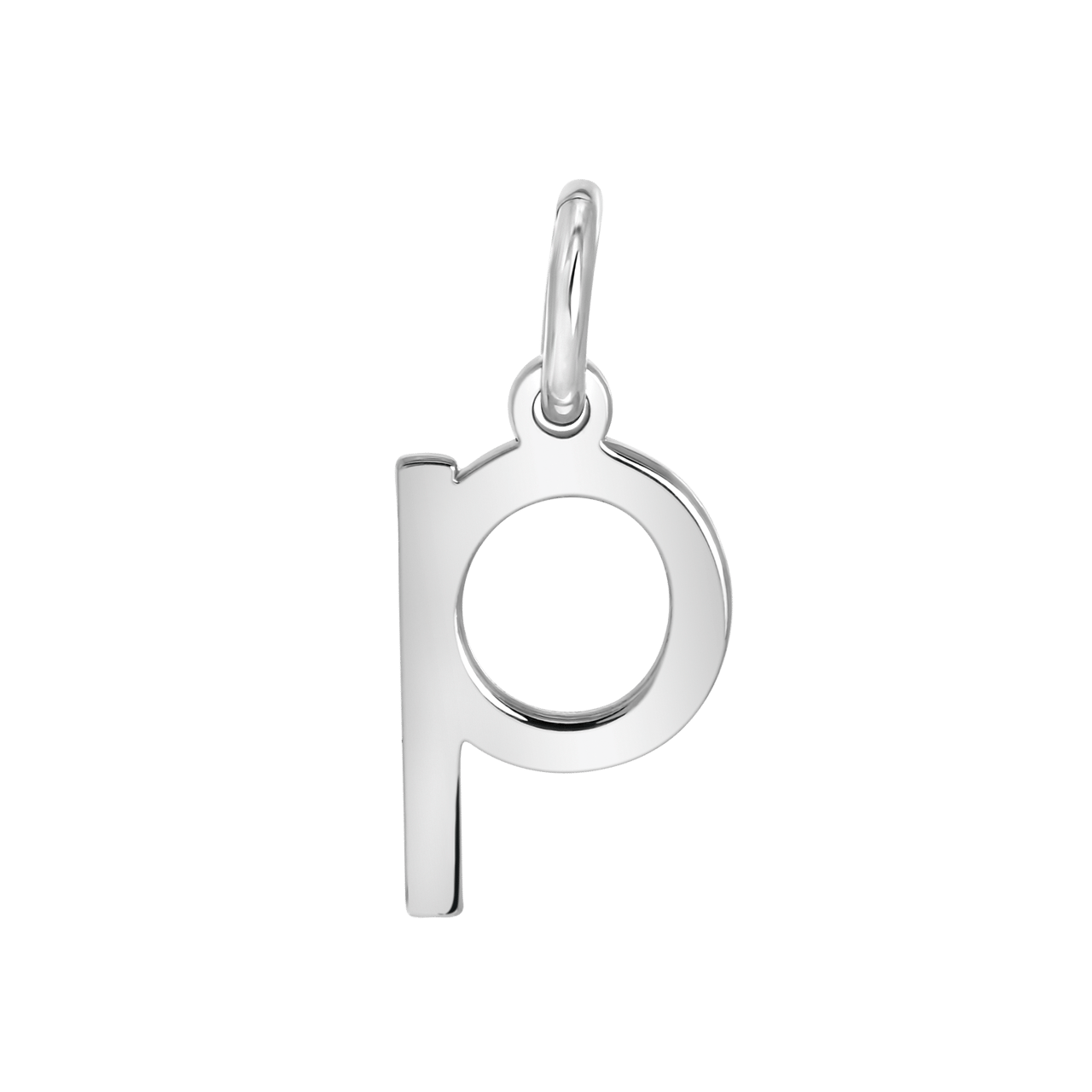Zilveren hanger alfabet