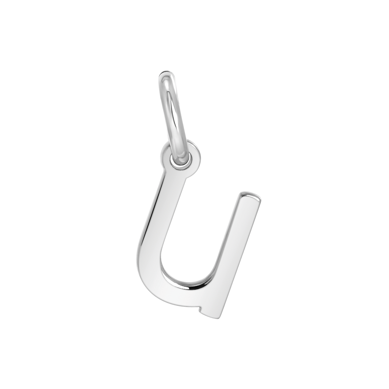 Zilveren hanger alfabet