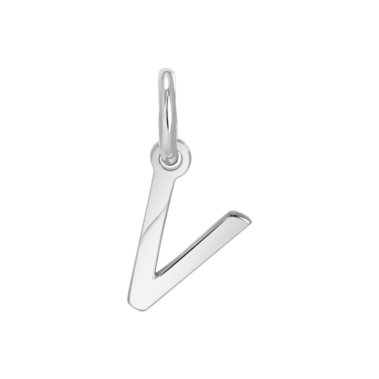 Zilveren hanger alfabet