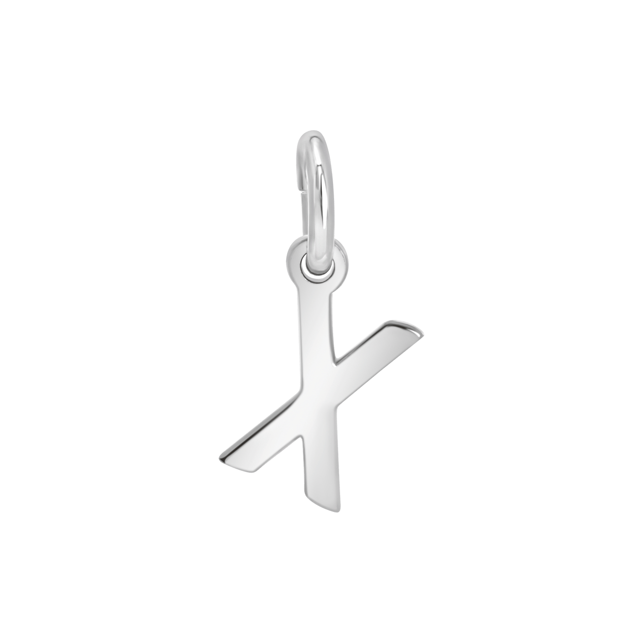 Zilveren hanger alfabet