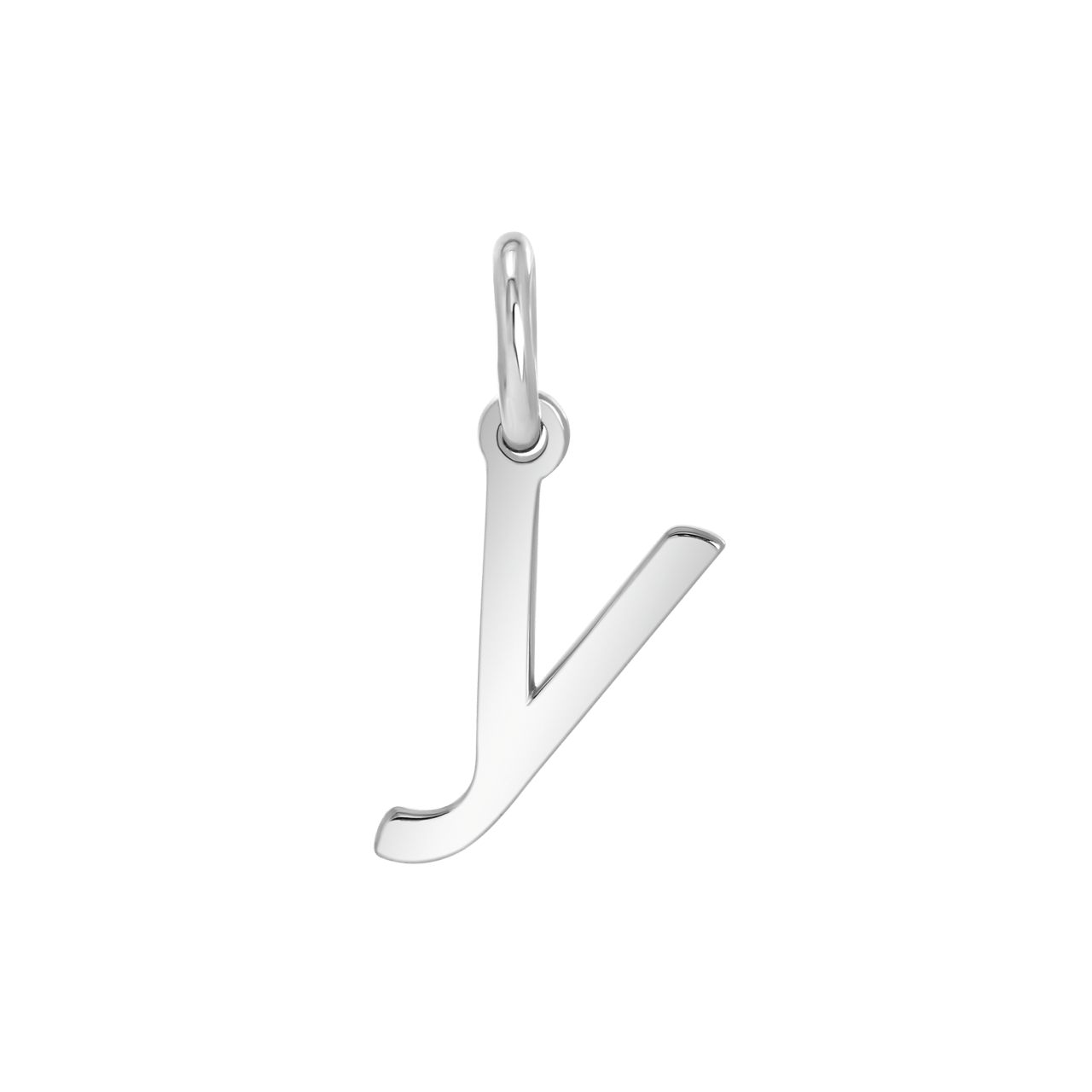 Zilveren hanger alfabet